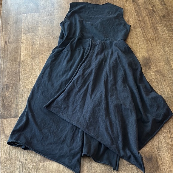 Neon Buddha Black Asymmetrical Dress - Picture 3 of 3